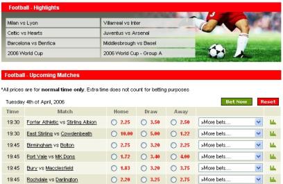 A times Ladbrokes odds are not the best - but they are worth a look to ensure you are getting best VALUE