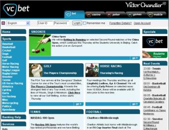 The Victor Chandler Home Page - click this image to visit it for yourself...