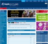 BoyleSports has a simple but easy to use web site