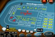 The Craps table is sleek and lots of fun 