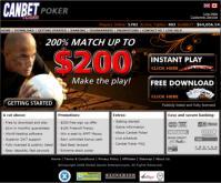 Great new Canbet Poker web site in July 2008