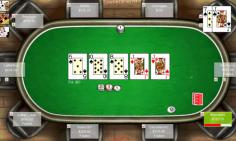 Clear, simple no gimmicks poker play...